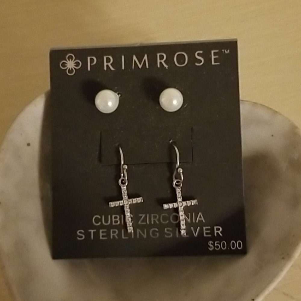 Sterling Silver Earring Set